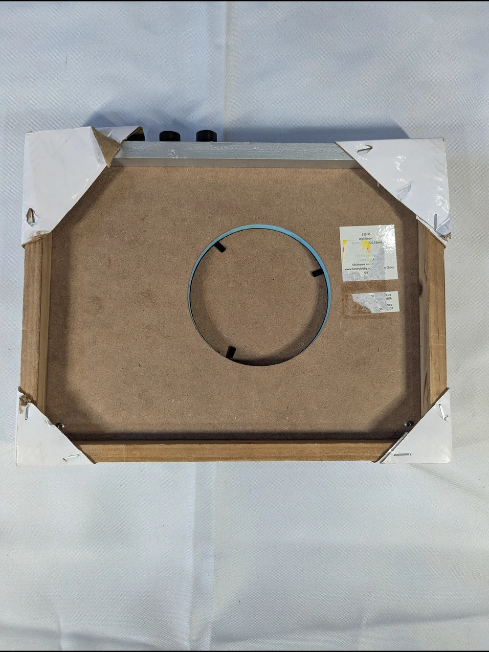 Decorative Vinyl Record Tabletop Photo Frame - Blue/Black